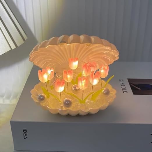 DIY TULIP SHELL LAMP - VALENTINE'S GIFT (COD AVAILABLE)