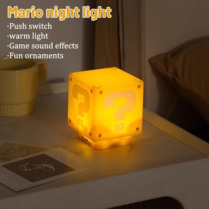 MARIO 3D BRICK ICON NIGHT LIGHT (COD AVAILABLE) - VALENTINE'S GIFT FOR BOYFRIEND