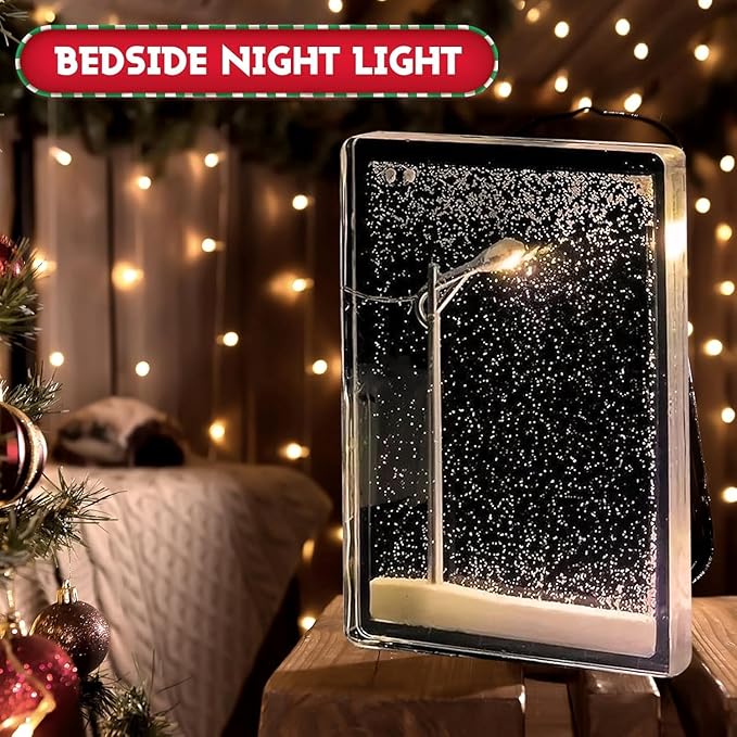 DIY WINTER SNOWFALL NIGHT LIGHT - VALENTINE'S GIFT (COD AVAILABLE)