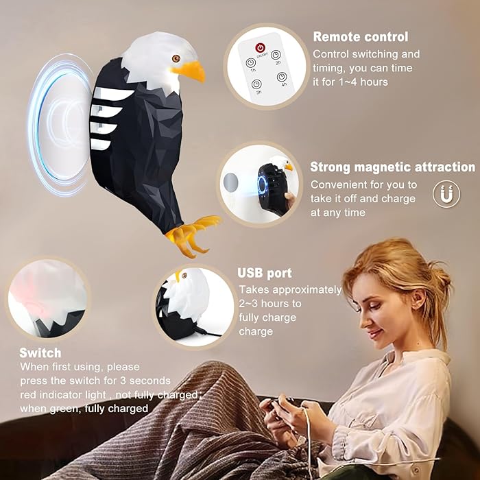 EAGLE 3D NIGHT LIGHT (NO COD, PREPAID ORDERS ONLY)