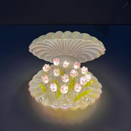 DIY TULIP SHELL LAMP - VALENTINE'S GIFT (COD AVAILABLE)