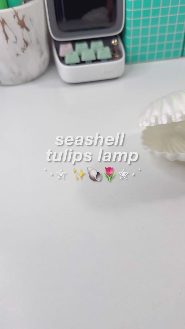 DIY TULIP SHELL LAMP - VALENTINE'S GIFT (COD AVAILABLE)